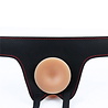 LoveToy LoveToy - Easy Strap-on Set with Dildo and Balls 19 cm - Nude LoveToy LoveToy - Easy Strap-on Set with Dildo and Balls 19 cm - Nude