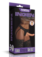 LoveToy Ensemble gode ceinture avec gode 21,5 cm