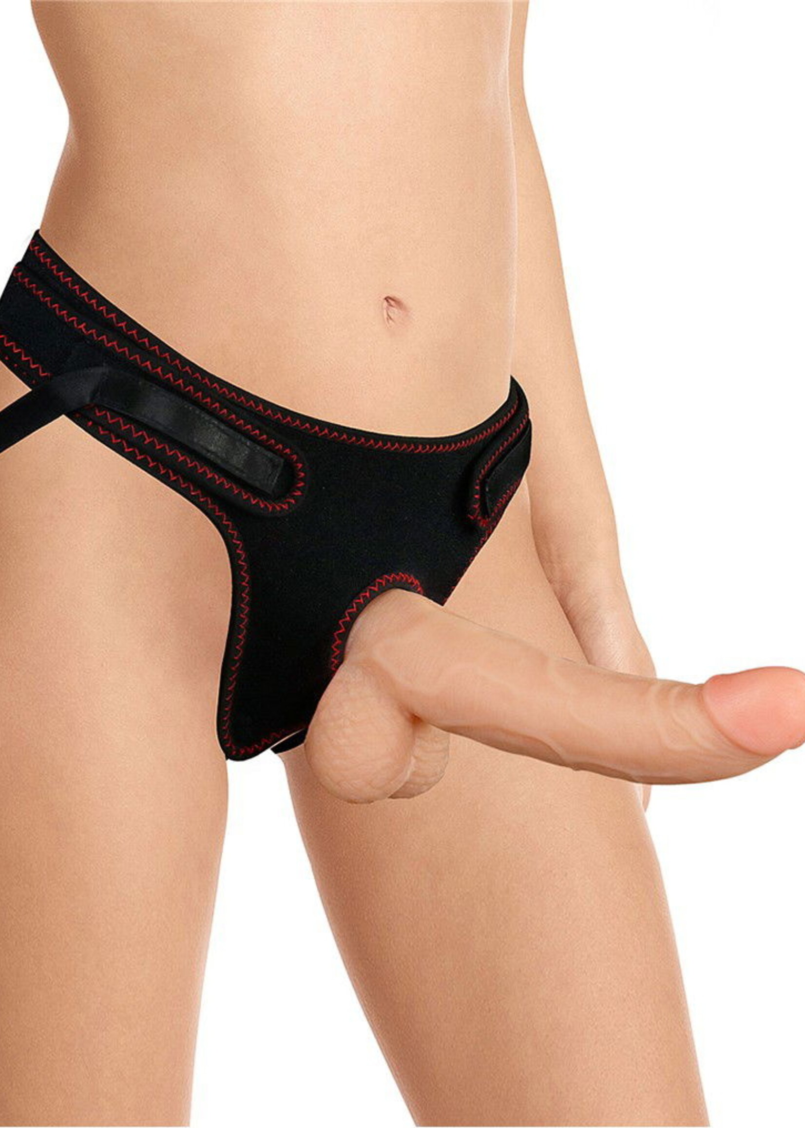 LoveToy Strap-on-Set mit Dildo - 21,5 cm Ø 4,5 cm