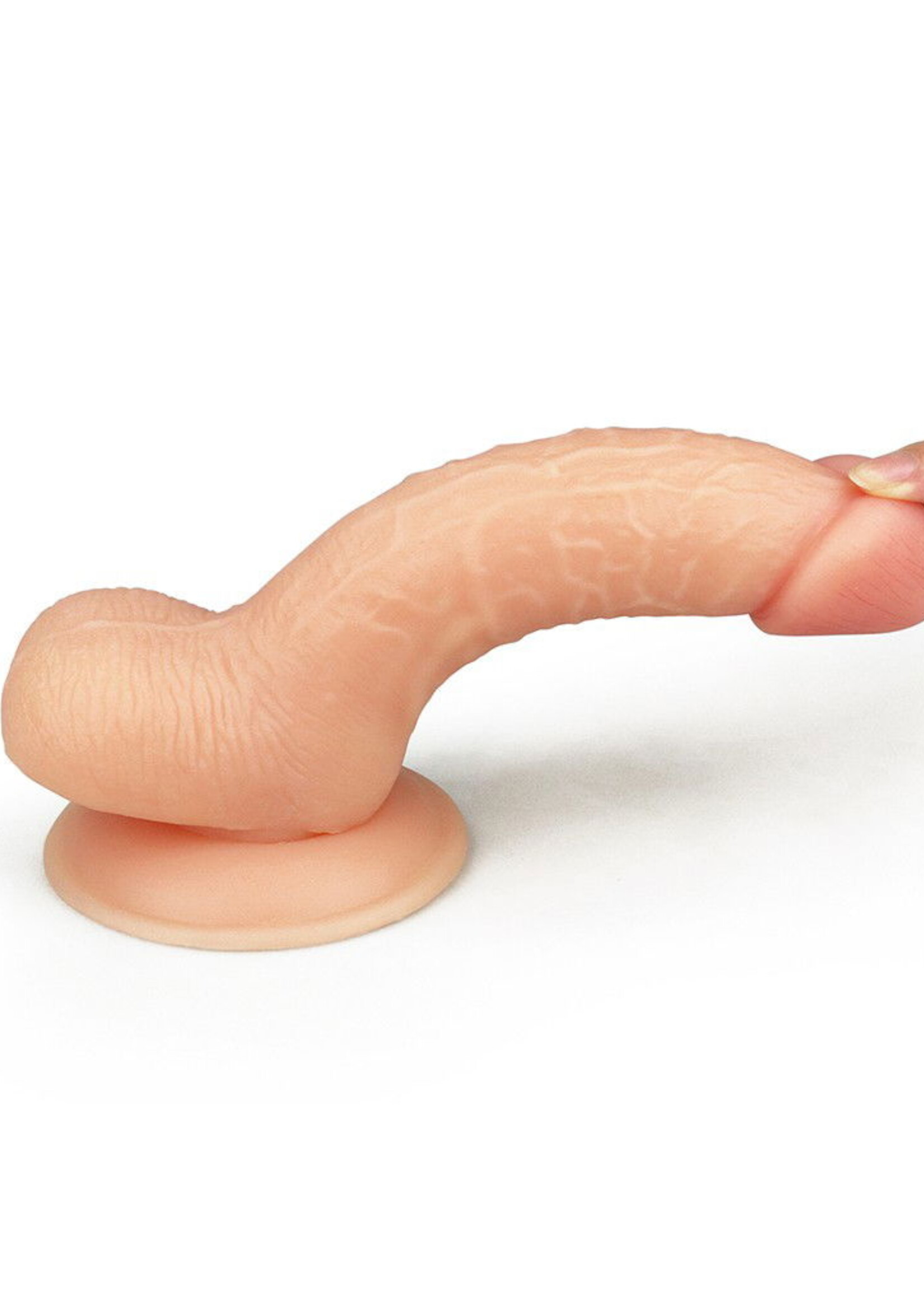 LoveToy Der ultraweiche Typ - Realistischer Dildo 18 cm Ø 3,9 cm