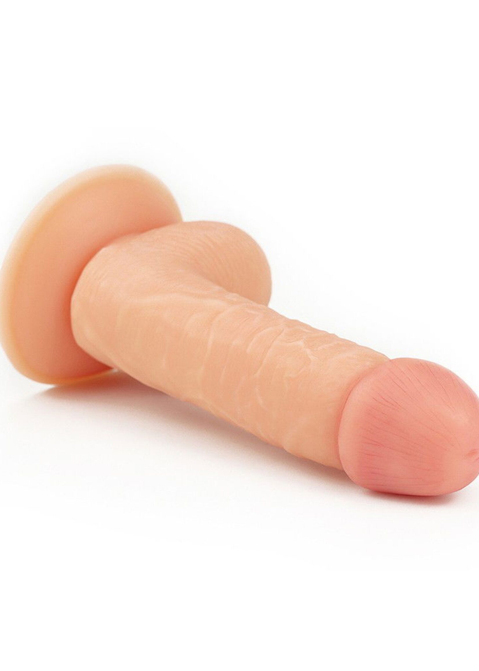 LoveToy Het ultrazachte type - Realistische dildo 18 cm Ø 3,9 cm