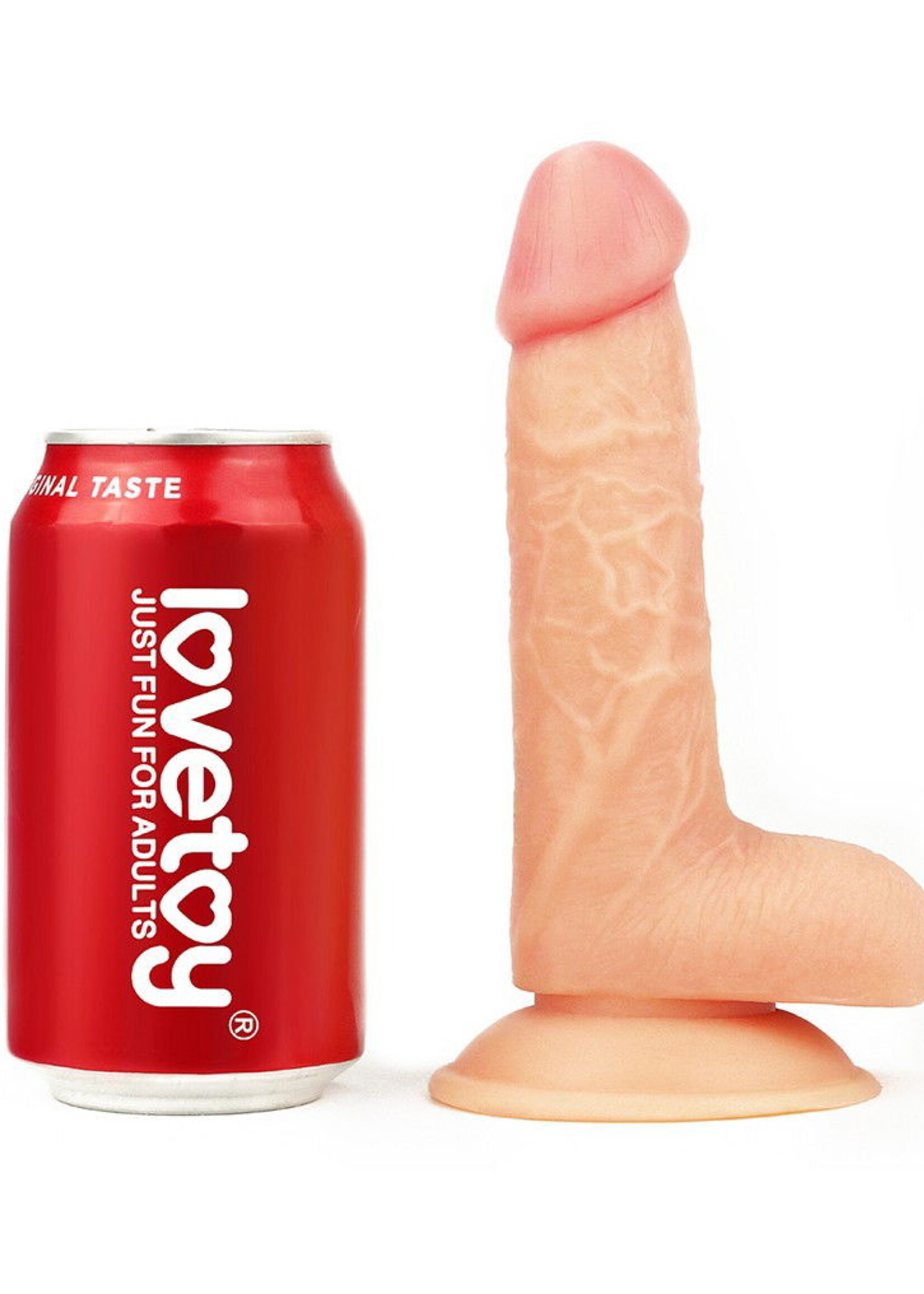 LoveToy The Ultra Soft Dude 7" / 18 cm - Gode réaliste - Nu