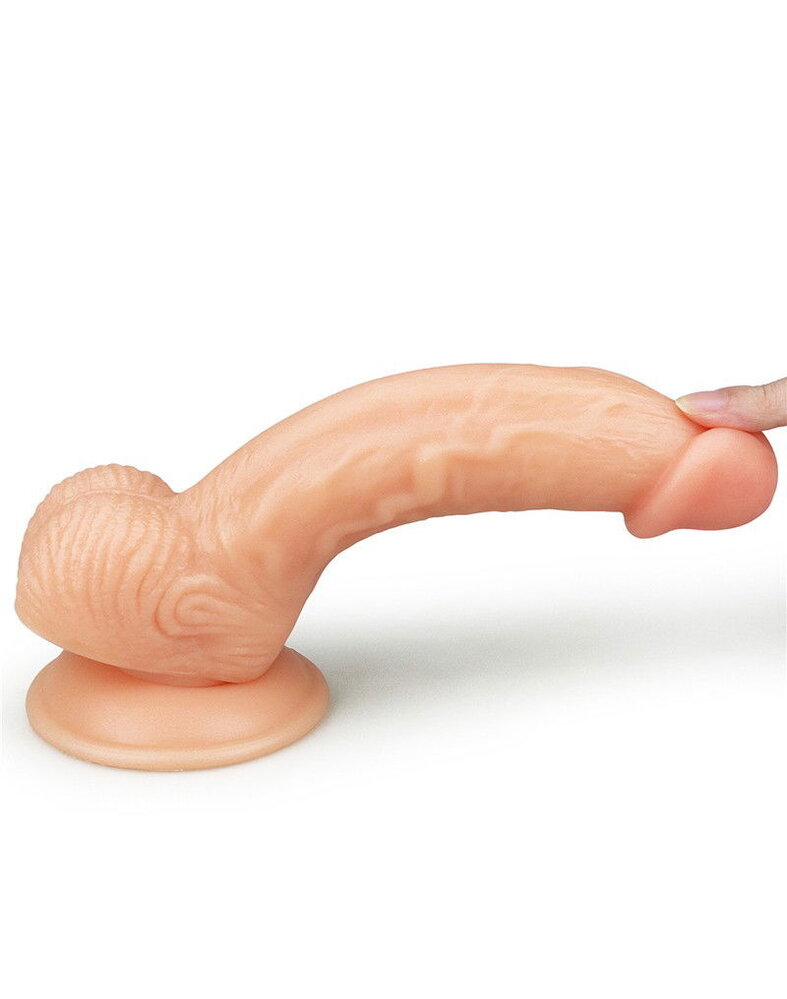 LoveToy The Ultra Soft Dude 8" / 20 cm - Gode réaliste - Nu