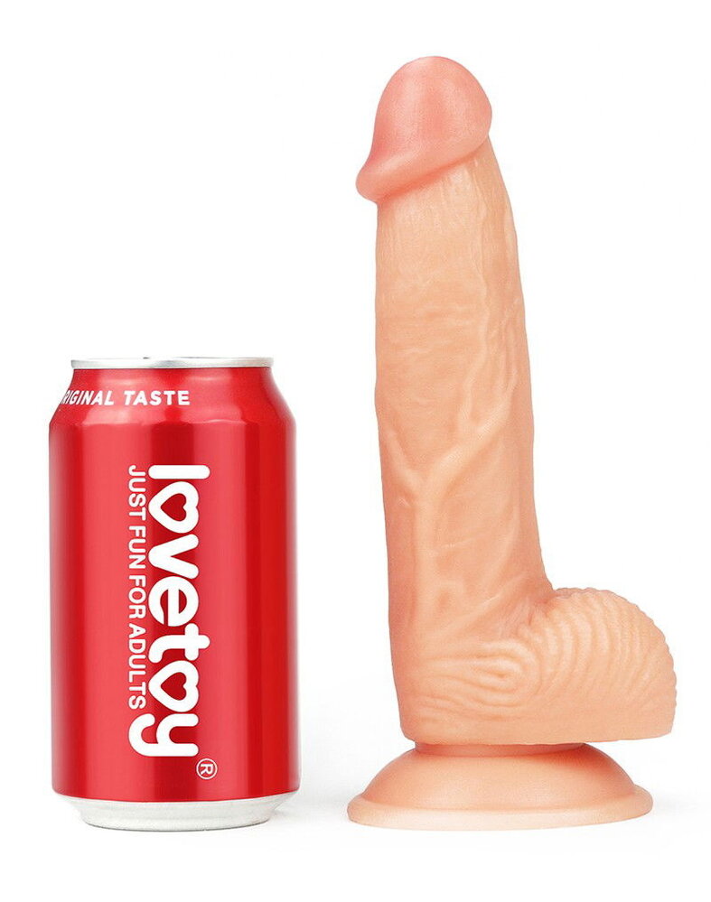 LoveToy Der ultraweiche Typ - Realistischer Dildo 20,5 cm Ø 3,5 cm