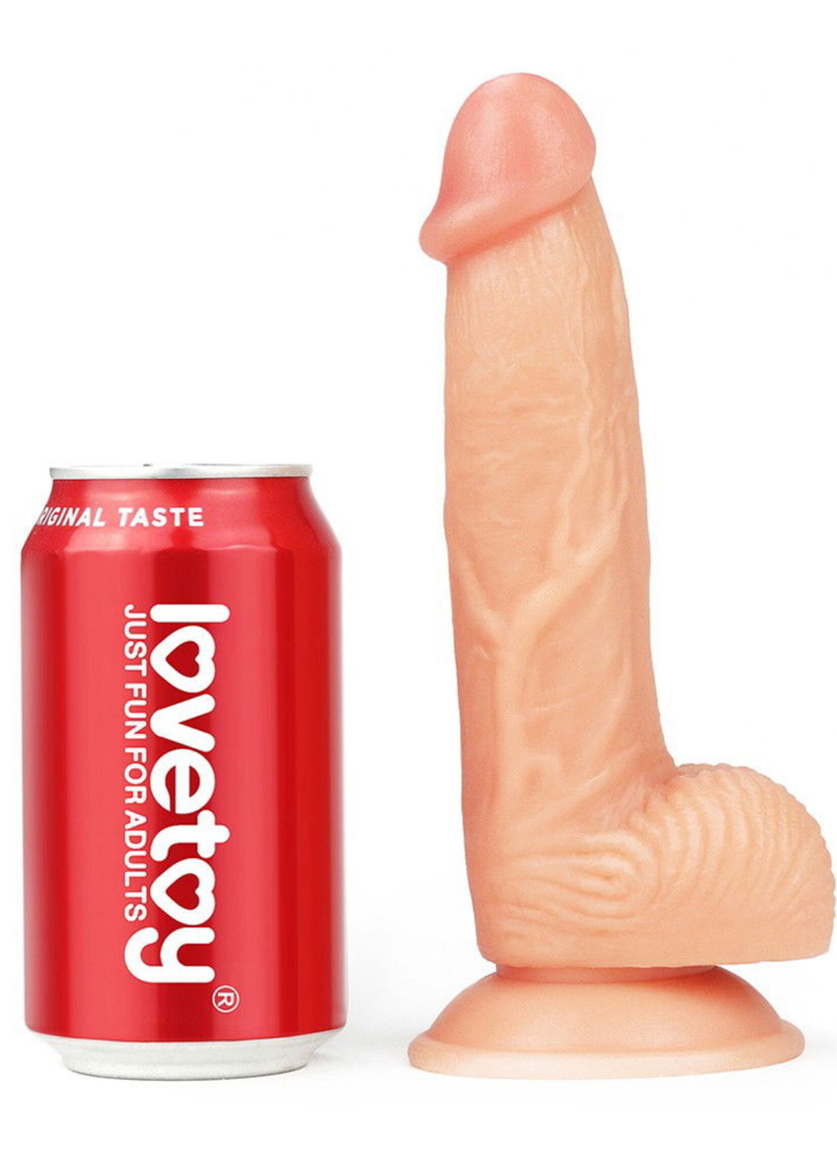 LoveToy Der ultraweiche Typ - Realistischer Dildo 20,5 cm Ø 3,5 cm