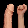 LoveToy Gode réaliste courbé 24 cm - Nude