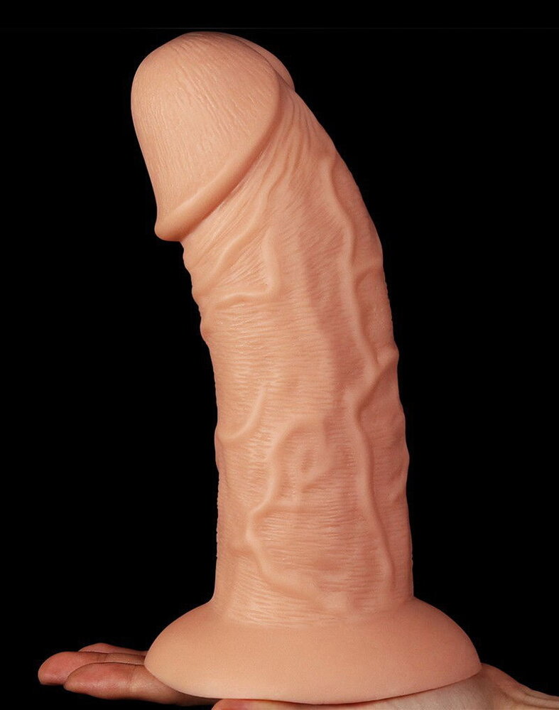 LoveToy Gode réaliste courbé 24 cm - Nude