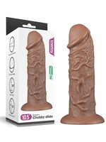 LoveToy Gode réaliste potelé 27 cm - Marron