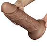 LoveToy Gode réaliste potelé 27 cm - Marron