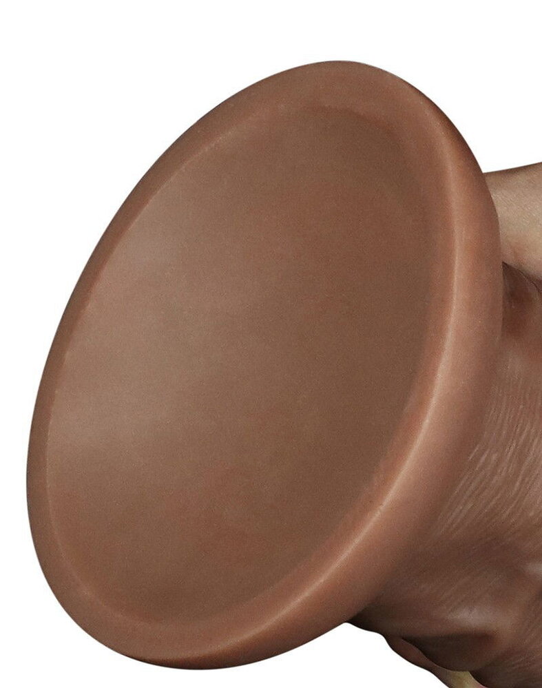 LoveToy Gode réaliste potelé 27 cm - Marron