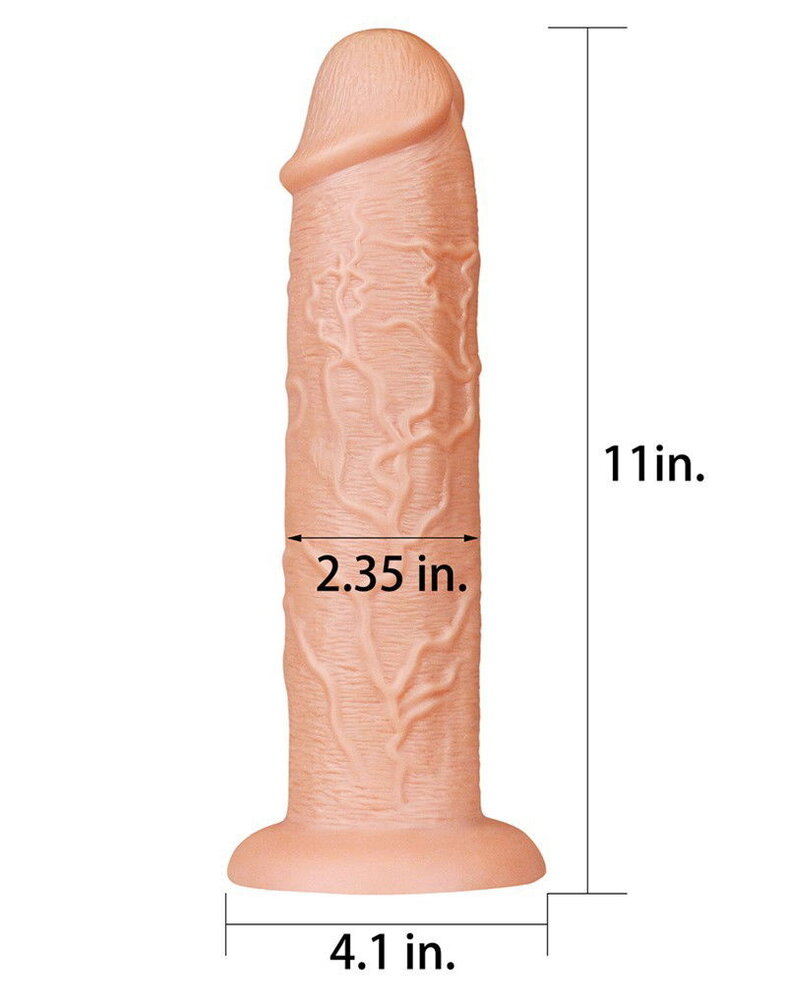 LoveToy Realistischer Dildo - 28 cm Ø 6 cm
