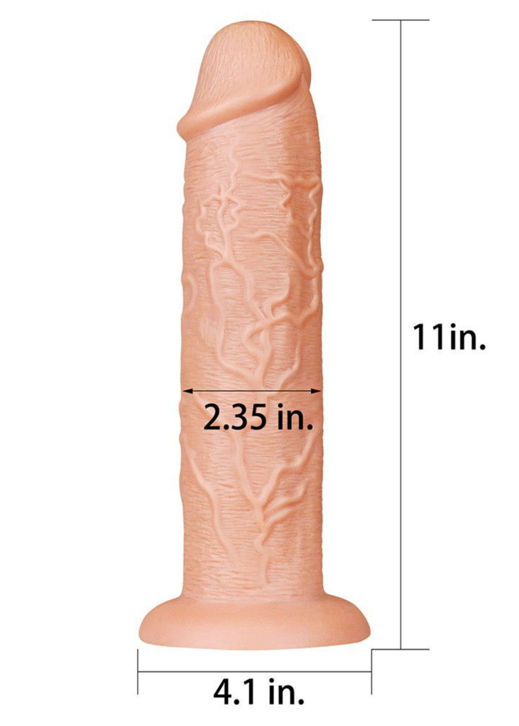 LoveToy Realistischer Dildo - 28 cm Ø 6 cm