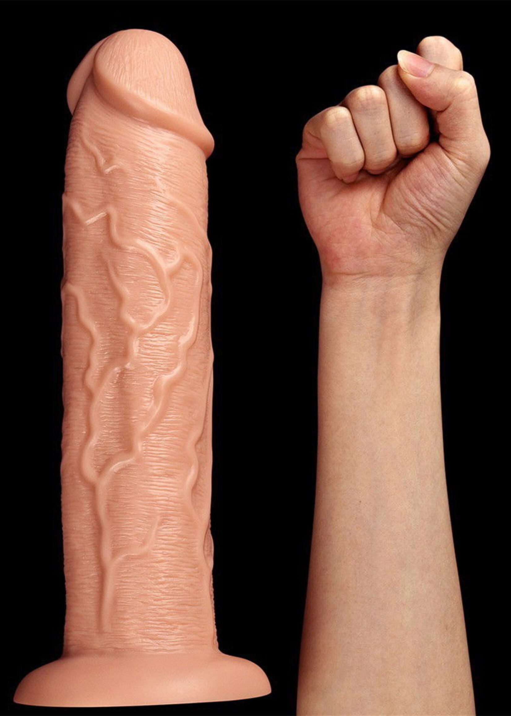 LoveToy Realistischer Dildo - 28 cm Ø 6 cm