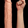LoveToy Gode Long Réaliste 28 cm - Nude