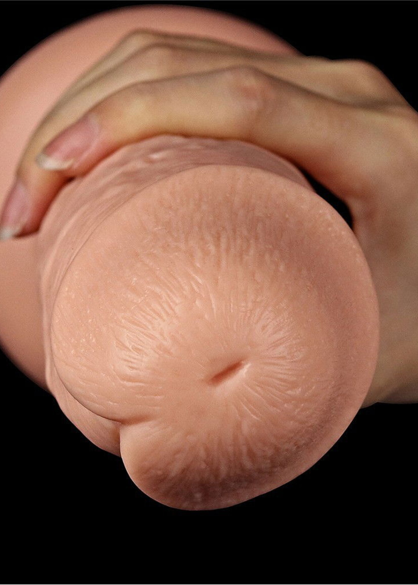 LoveToy Gode Long Réaliste 28 cm - Nude