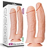 LoveToy Gode double méga réaliste 30 cm - Nude