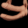 LoveToy Mega Dubbele Dildo - Strap-On 30 cm Ø 5,5 cm