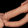 LoveToy Gode double méga réaliste 30 cm - Nude