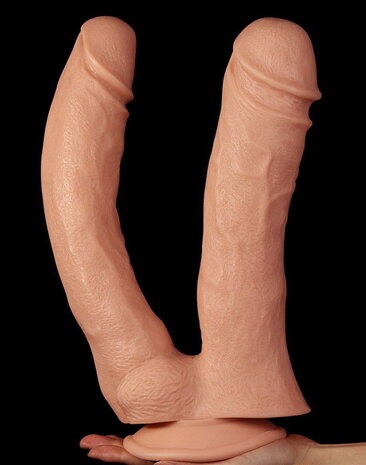 LoveToy Mega Double Dildo - Strap-On 30 cm Ø 5,5 cm