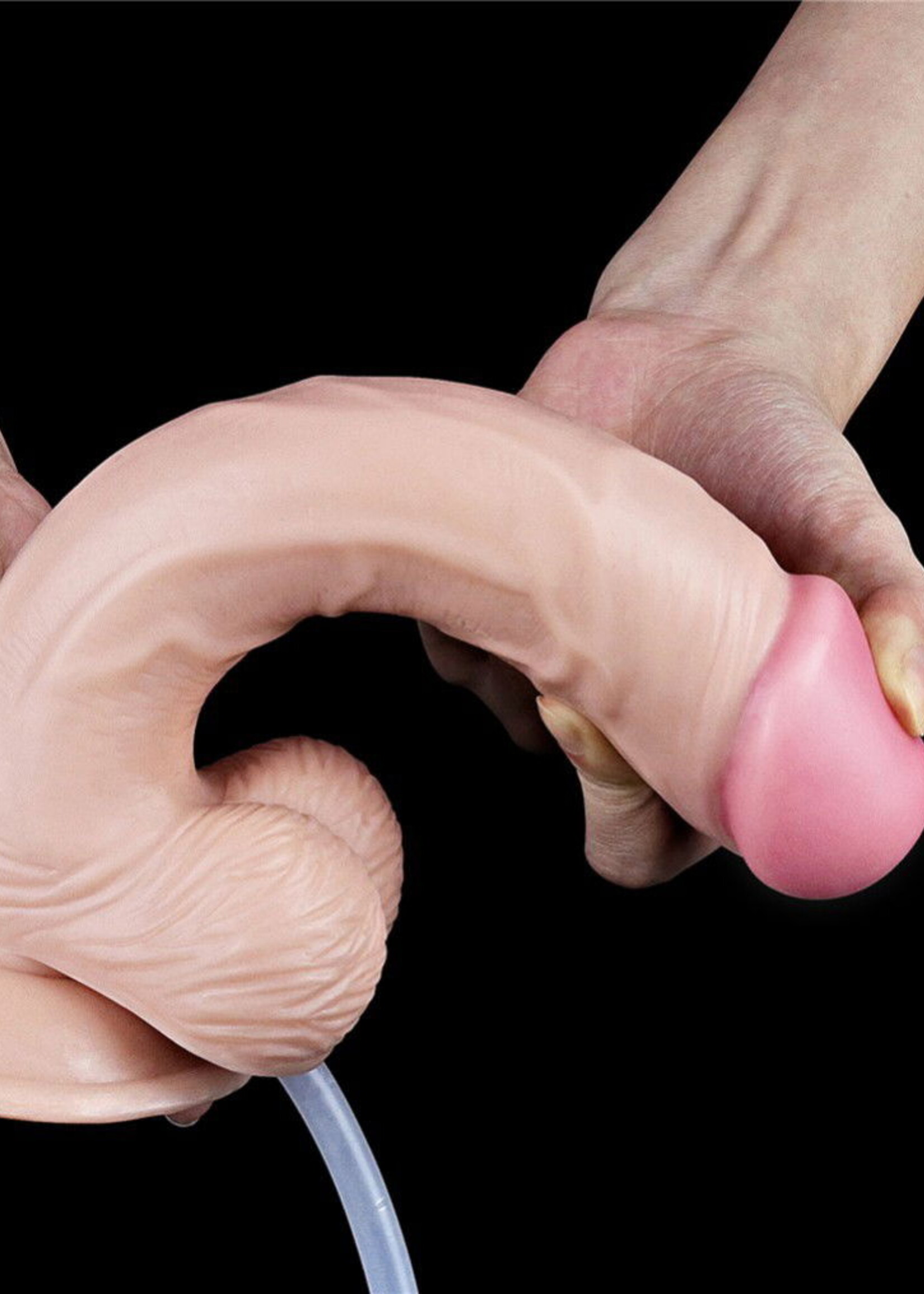 LoveToy Squirt Extreme Dildo - Realistische dildo 23 cm Ø 4,4 cm