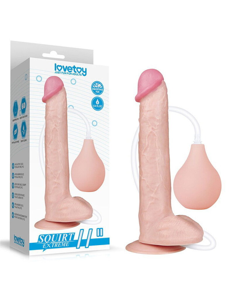 LoveToy Squirt Extreme Dildo - Realistische dildo 28 cm Ø 4,8 cm LoveToy Squirt Extreme Dildo - Realistische dildo 28 cm Ø 4,8 cm