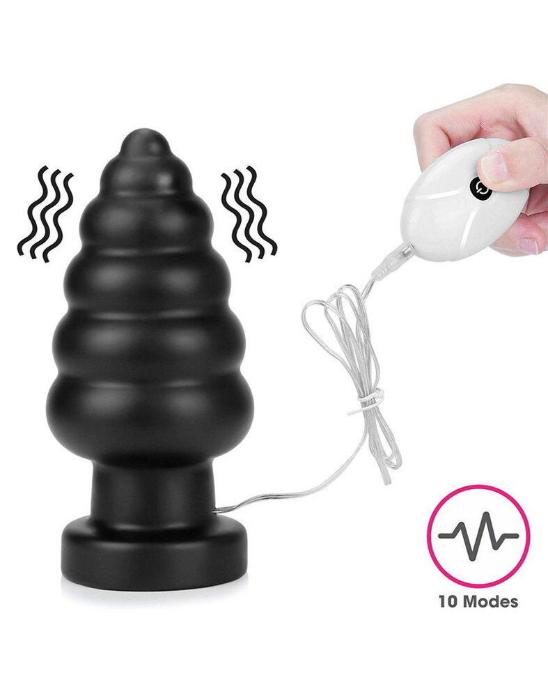 LoveToy Vibrerende anale vibrator - anale vibrator 18 cm Ø 8,3 cm LoveToy Vibrerende anale vibrator - anale vibrator 18 cm Ø 8,3 cm