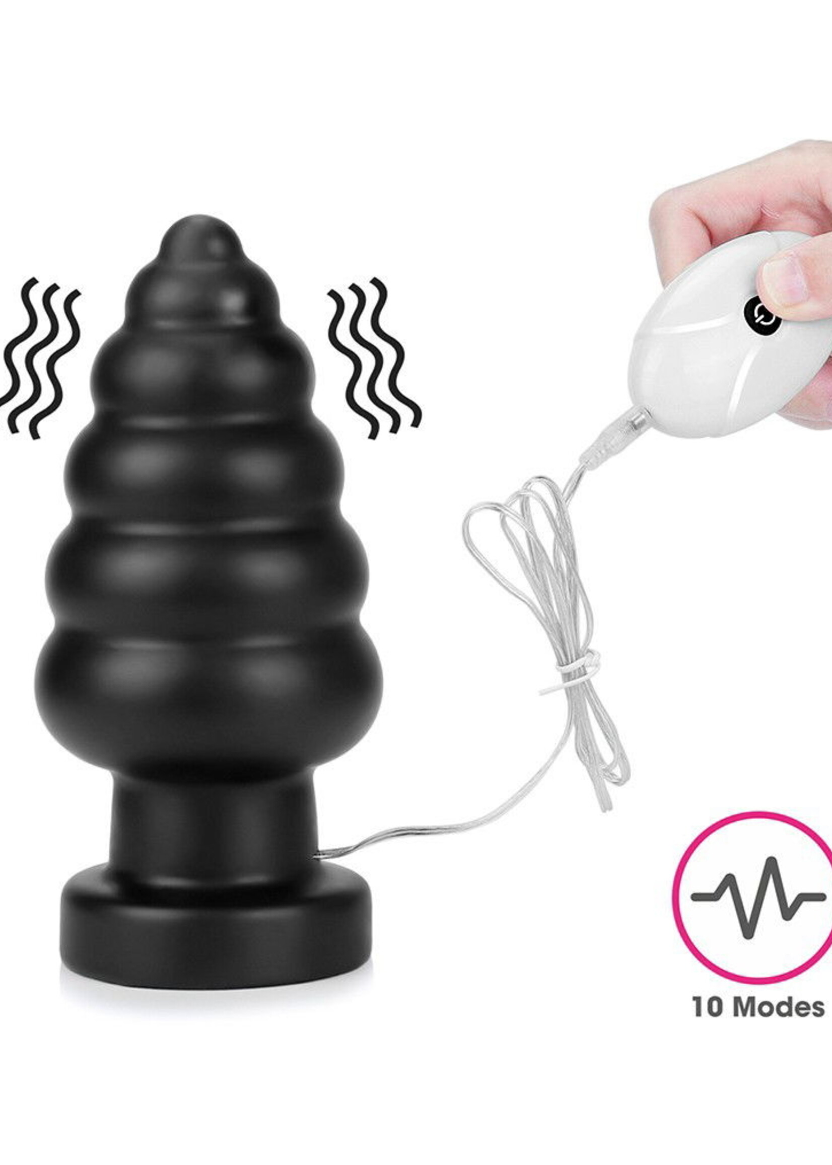 LoveToy Vibrating Anal Cracker - Analvibrator 18 cm Ø 8,3 cm
