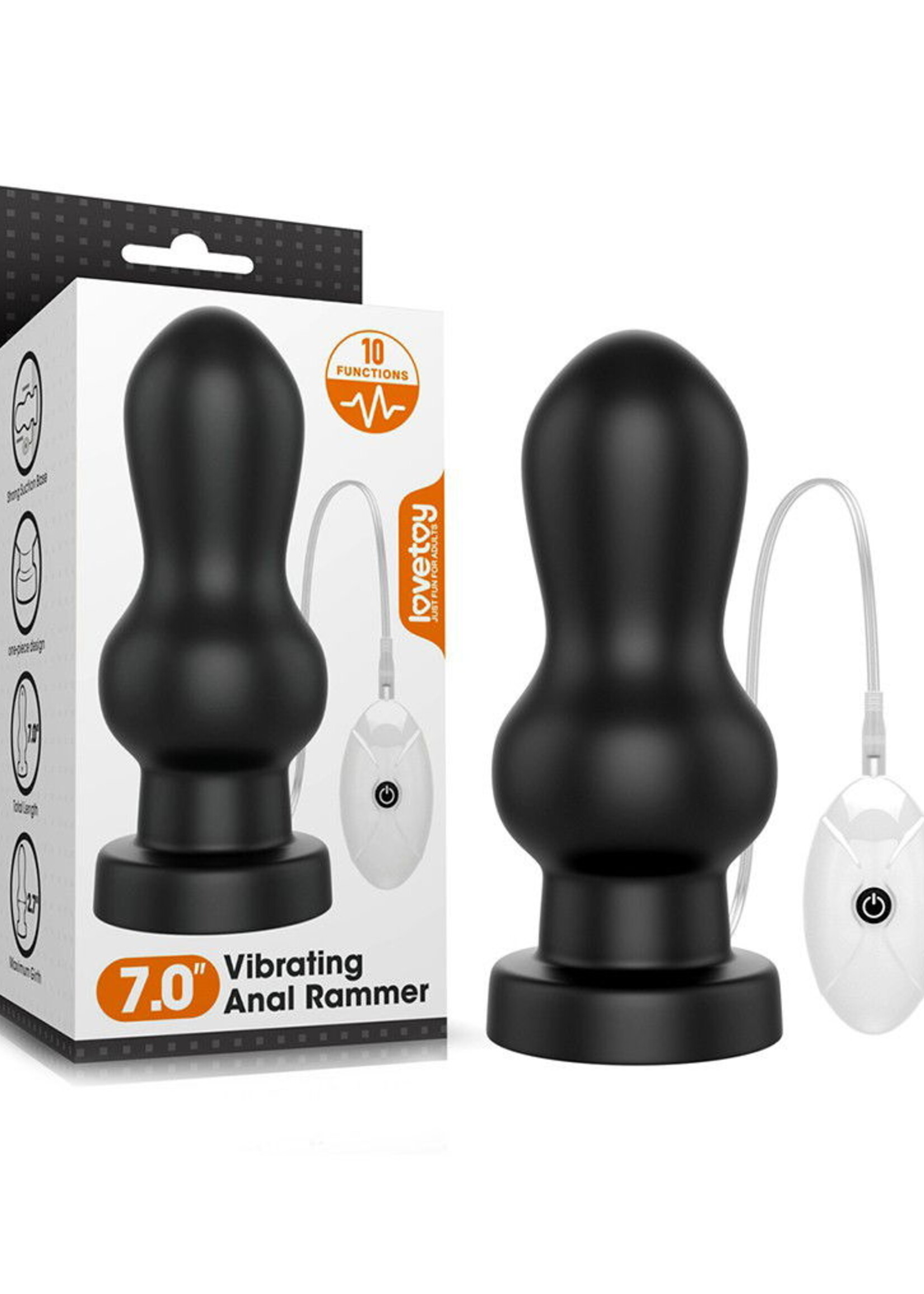 LoveToy Anal Rammer - Analvibrator 18 cm Ø 7 cm