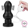 LoveToy Gode anal vibrant King Size 18 cm - Noir