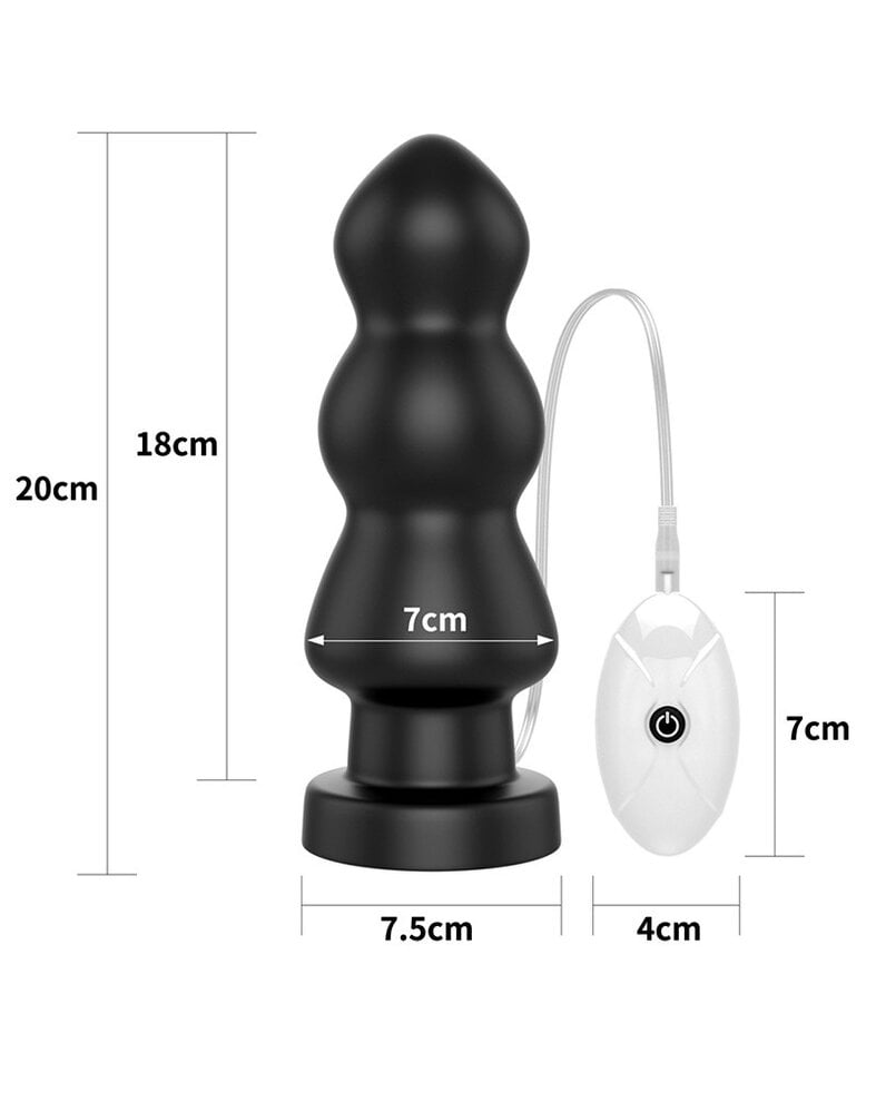 LoveToy Anale vibrator - anale vibrator 20 cm Ø 7 cm
