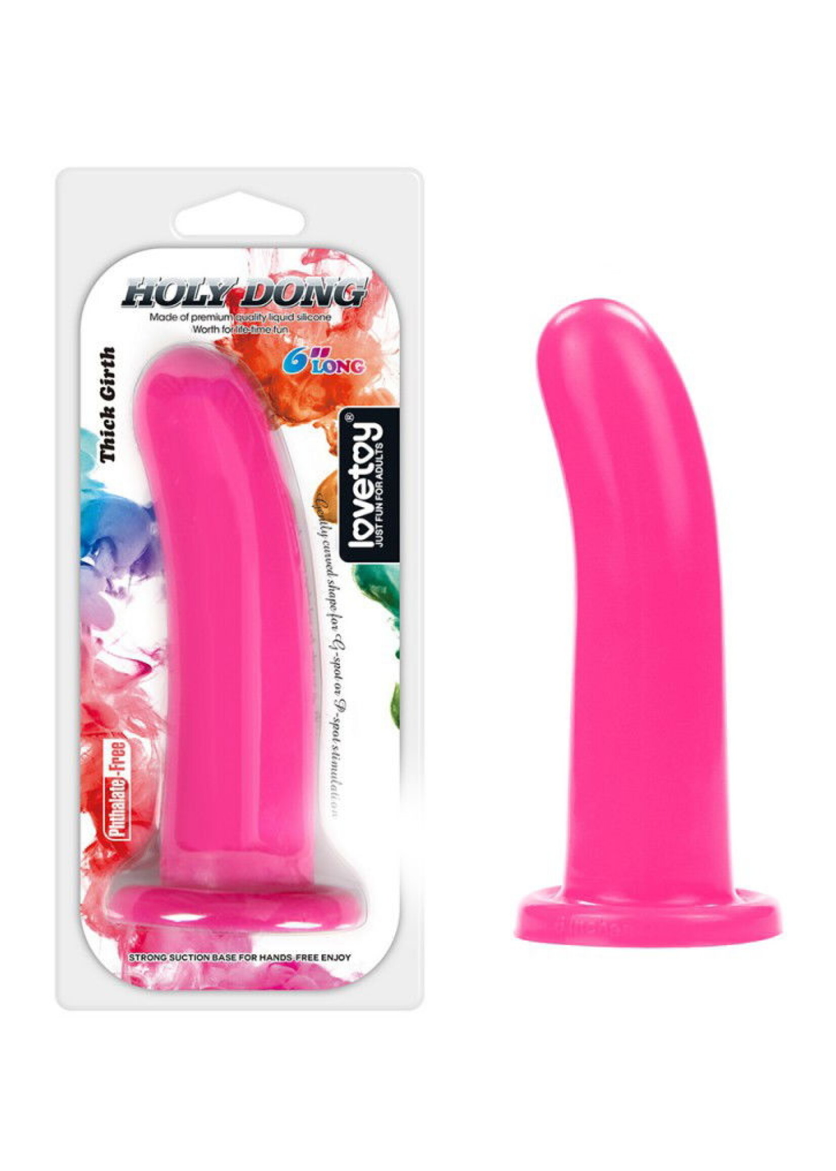LoveToy Heilige Dong - 15,5 cm Ø 4 cm Roze