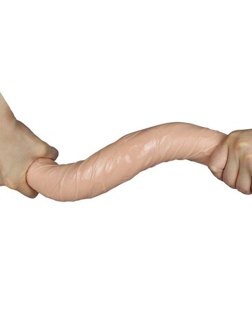 LoveToy Gode double King Size Slim Ultra 45 cm - Nude LoveToy Gode double King Size Slim Ultra 45 cm - Nude