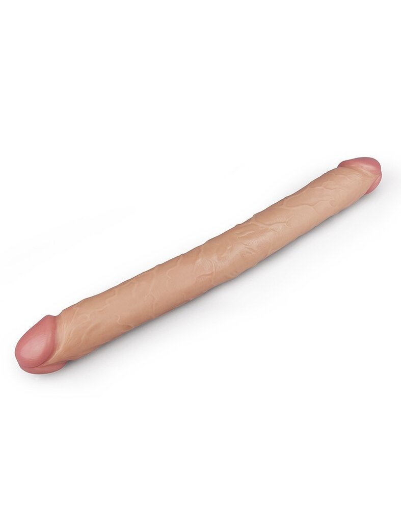 LoveToy Gode double King Size Slim Ultra 45 cm - Nude LoveToy Gode double King Size Slim Ultra 45 cm - Nude