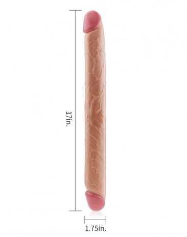 LoveToy Ultra Doppeldildo - Doppeldildo 45 cm Ø 4,5 cm