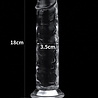 LoveToy Perfecte transparante dildo - Realistische dildo 18 cm Ø 3,5 cm LoveToy Perfecte transparante dildo - Realistische dildo 18 cm Ø 3,5 cm