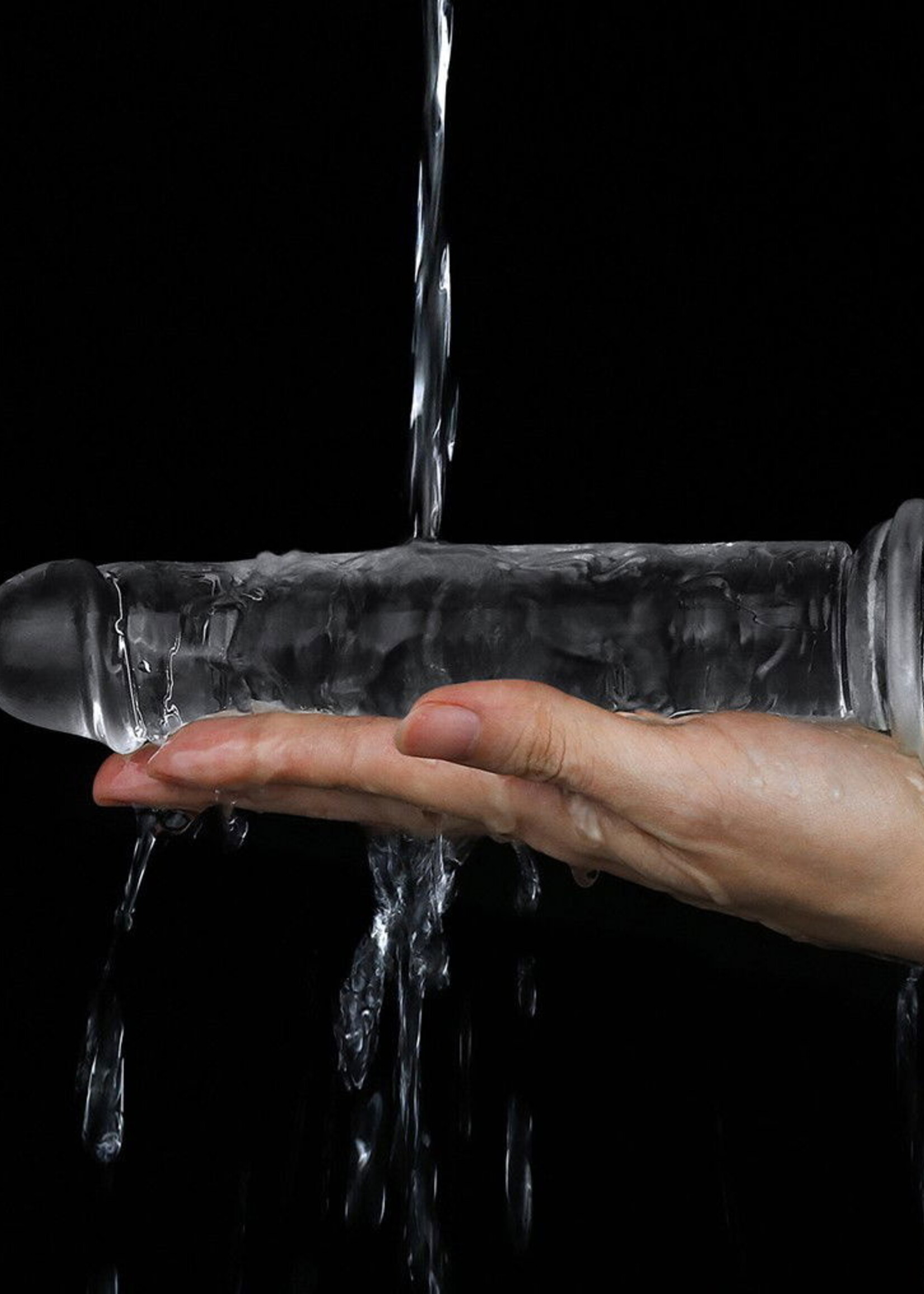 LoveToy Flawless Clear Dildo - Realistischer Dildo 18 cm Ø 3,5 cm