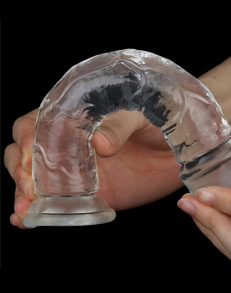 LoveToy Gode transparent impeccable 7"/ 18 cm - Transparent