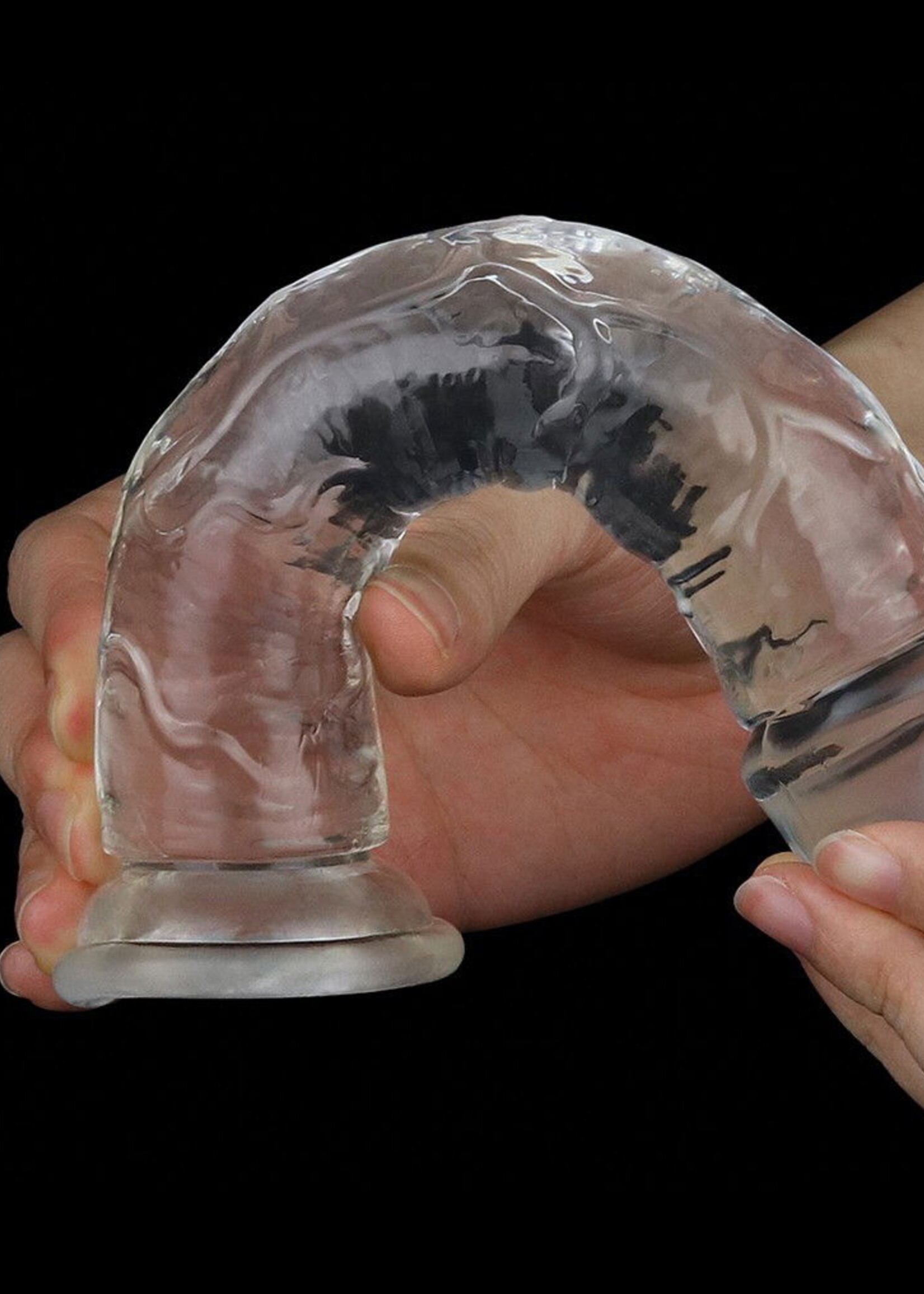 LoveToy Flawless Clear Dildo - Realistischer Dildo 18 cm Ø 3,5 cm