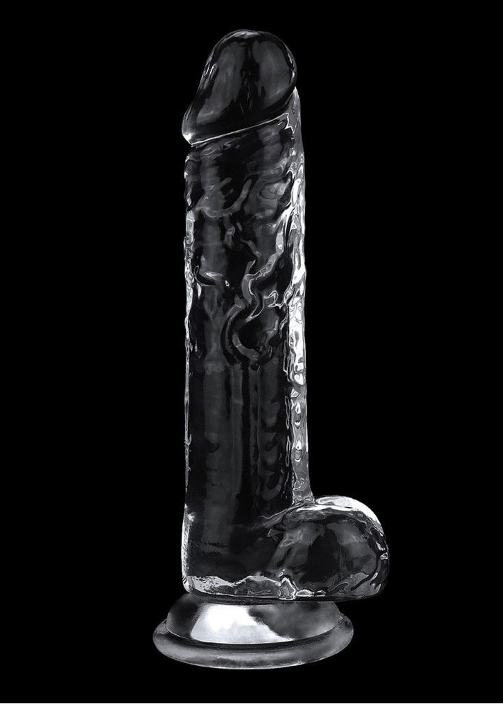 LoveToy Flawless Clear Dildo - Realistischer Dildo 19 cm Ø 3,5 cm