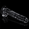 LoveToy Flawless Clear Dildo - Realistischer Dildo 19 cm Ø 3,5 cm