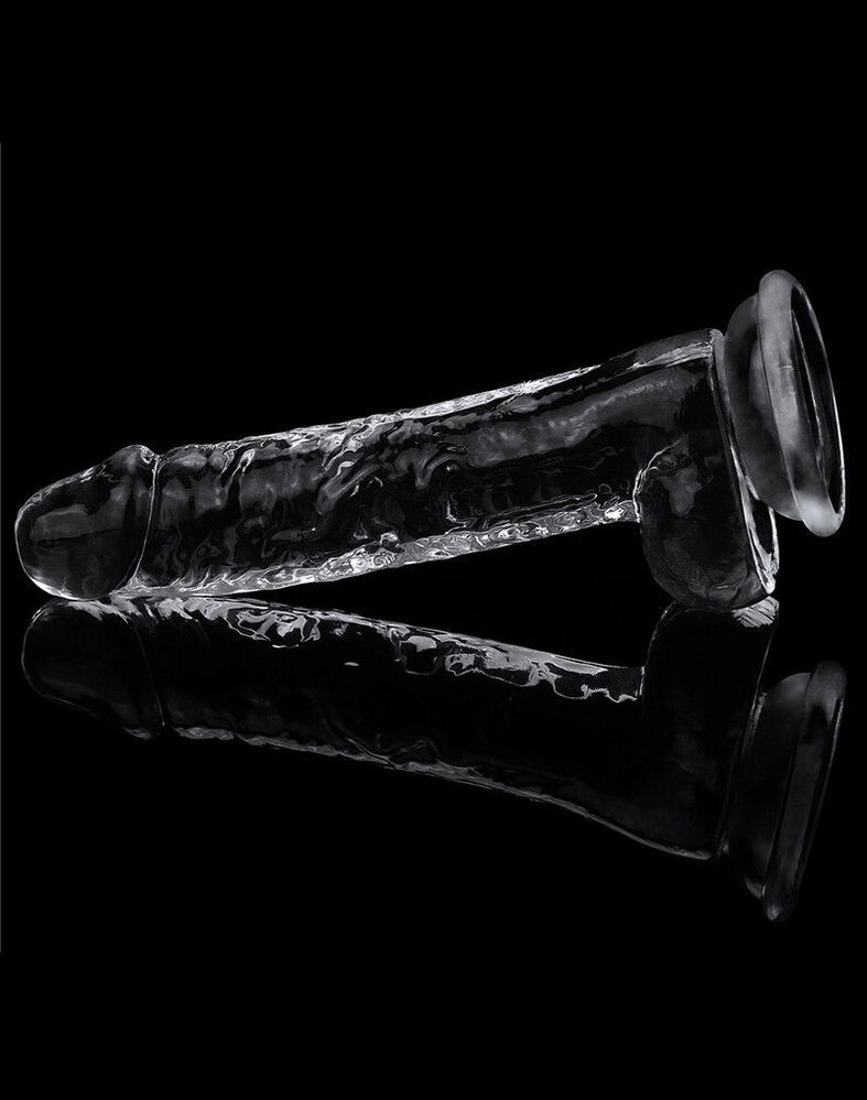 LoveToy Flawless Clear Dildo - Realistischer Dildo 19 cm Ø 3,5 cm