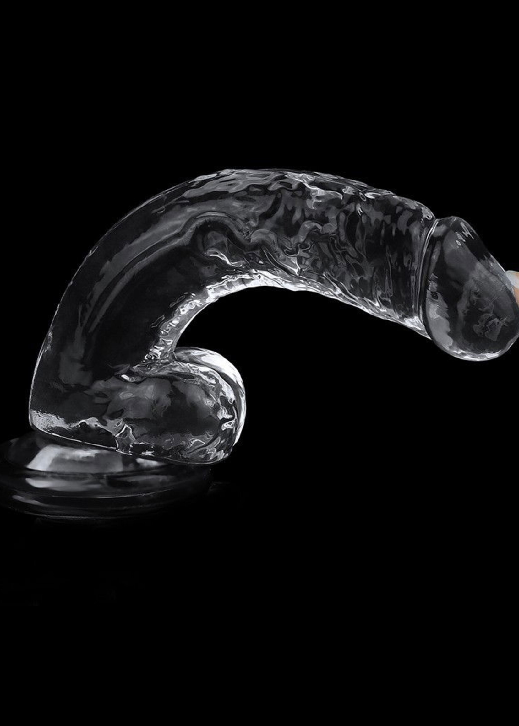 LoveToy Flawless Clear Dildo - Realistischer Dildo 19 cm Ø 3,5 cm