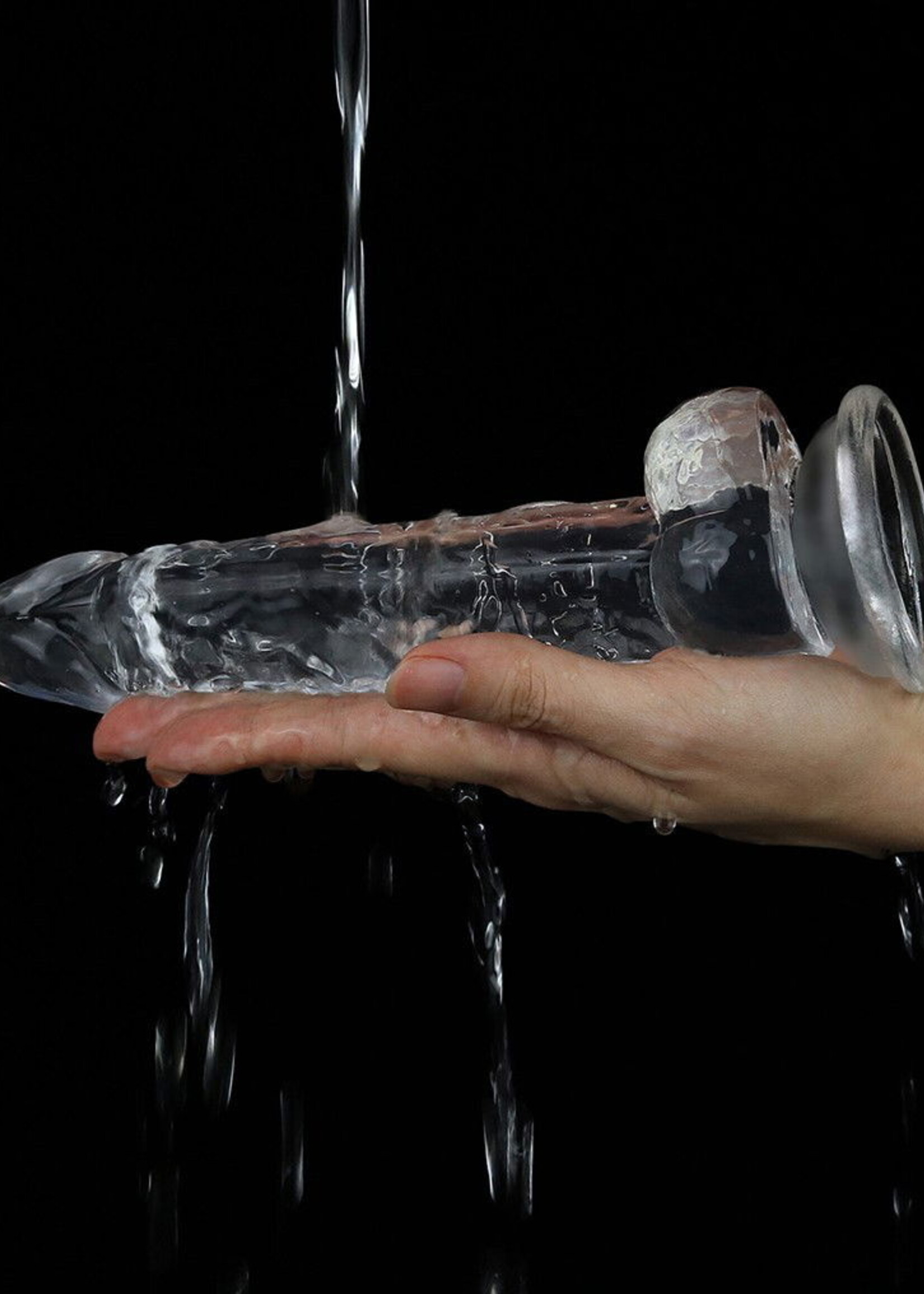 LoveToy Flawless Clear Dildo - Realistischer Dildo 19 cm Ø 3,5 cm