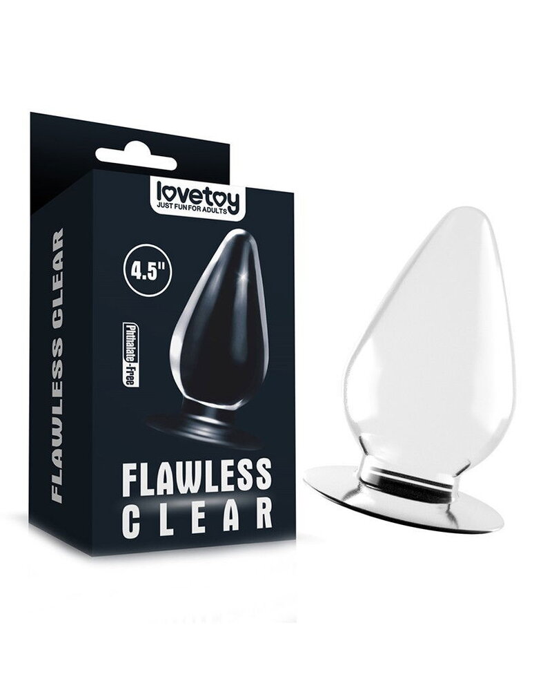 LoveToy Analplug - Transparent 11,5 cm Ø 6 cm