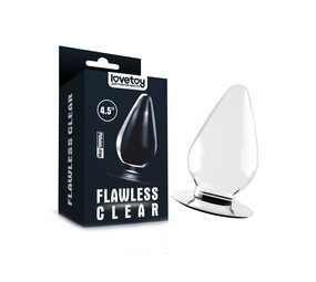 LoveToy Flawless Clear Anal Plug 11.5 cm