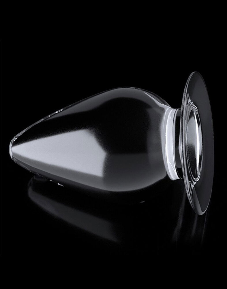 LoveToy Anale plug - transparant 11,5 cm Ø 6 cm