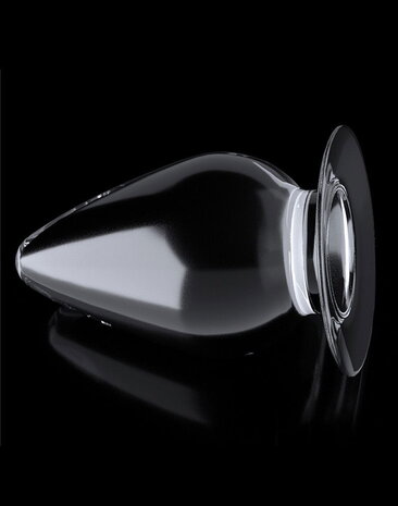 LoveToy Anale plug - transparant 11,5 cm Ø 6 cm