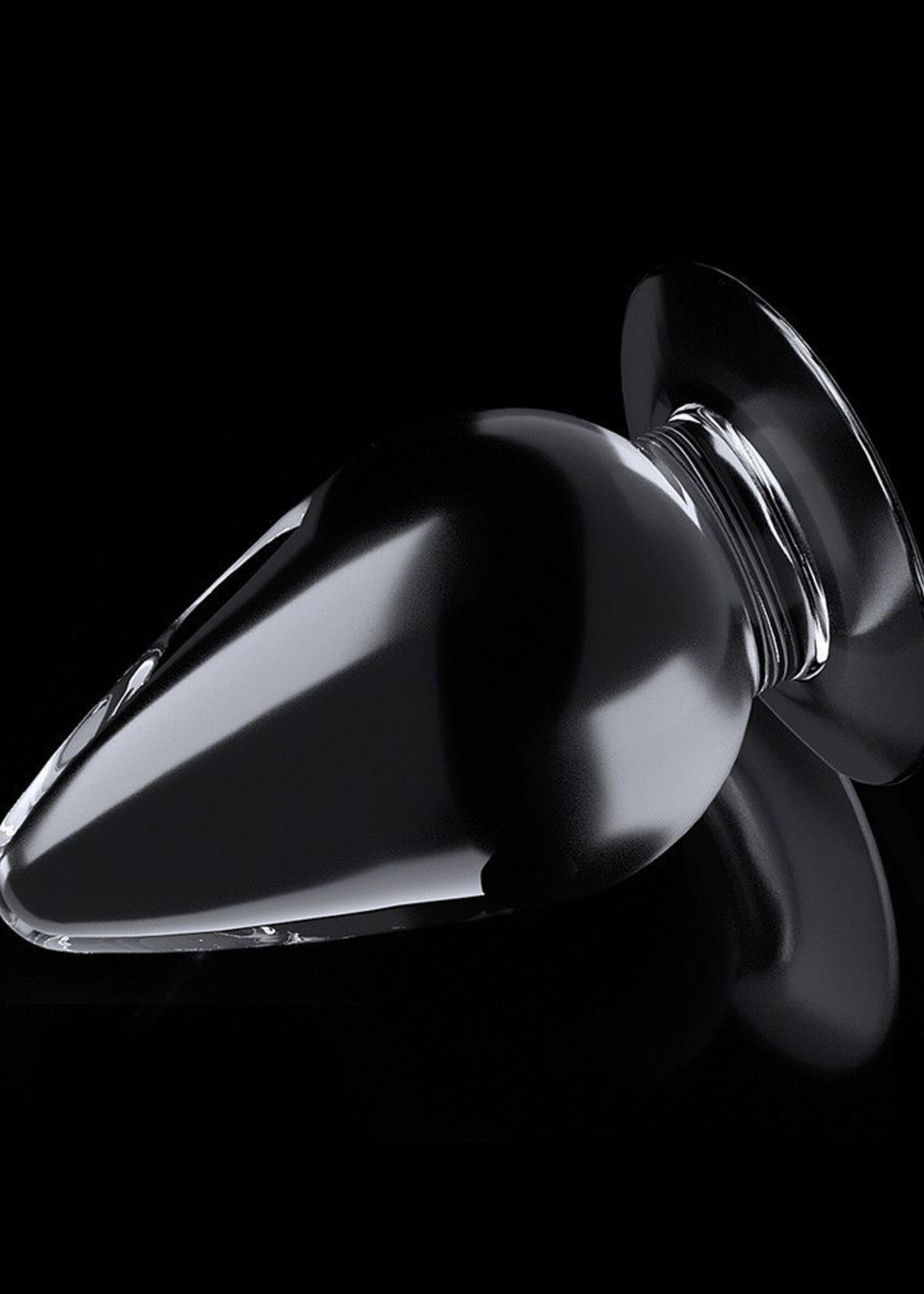 LoveToy Anale plug - transparant 11,5 cm Ø 6 cm