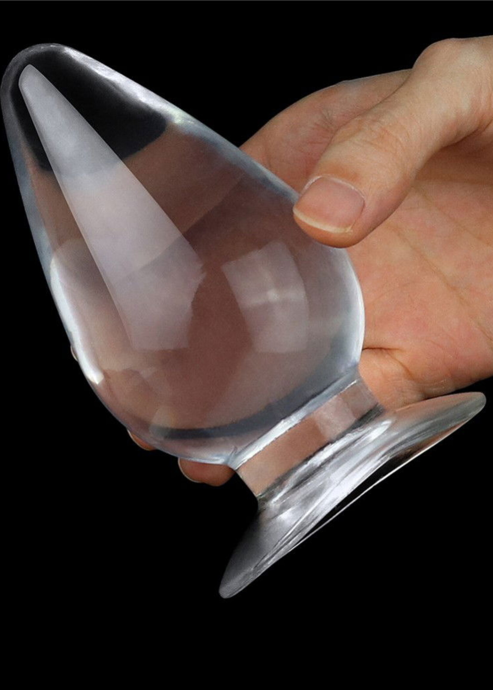 LoveToy Analplug - Transparent 11,5 cm Ø 6 cm