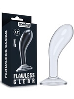 LoveToy Plug prostatique transparent et impeccable 15 cm